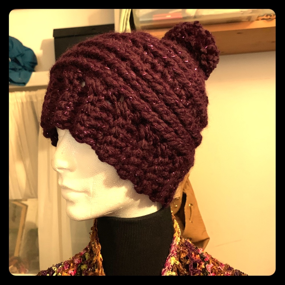 Thick Handmade winter crochet hat